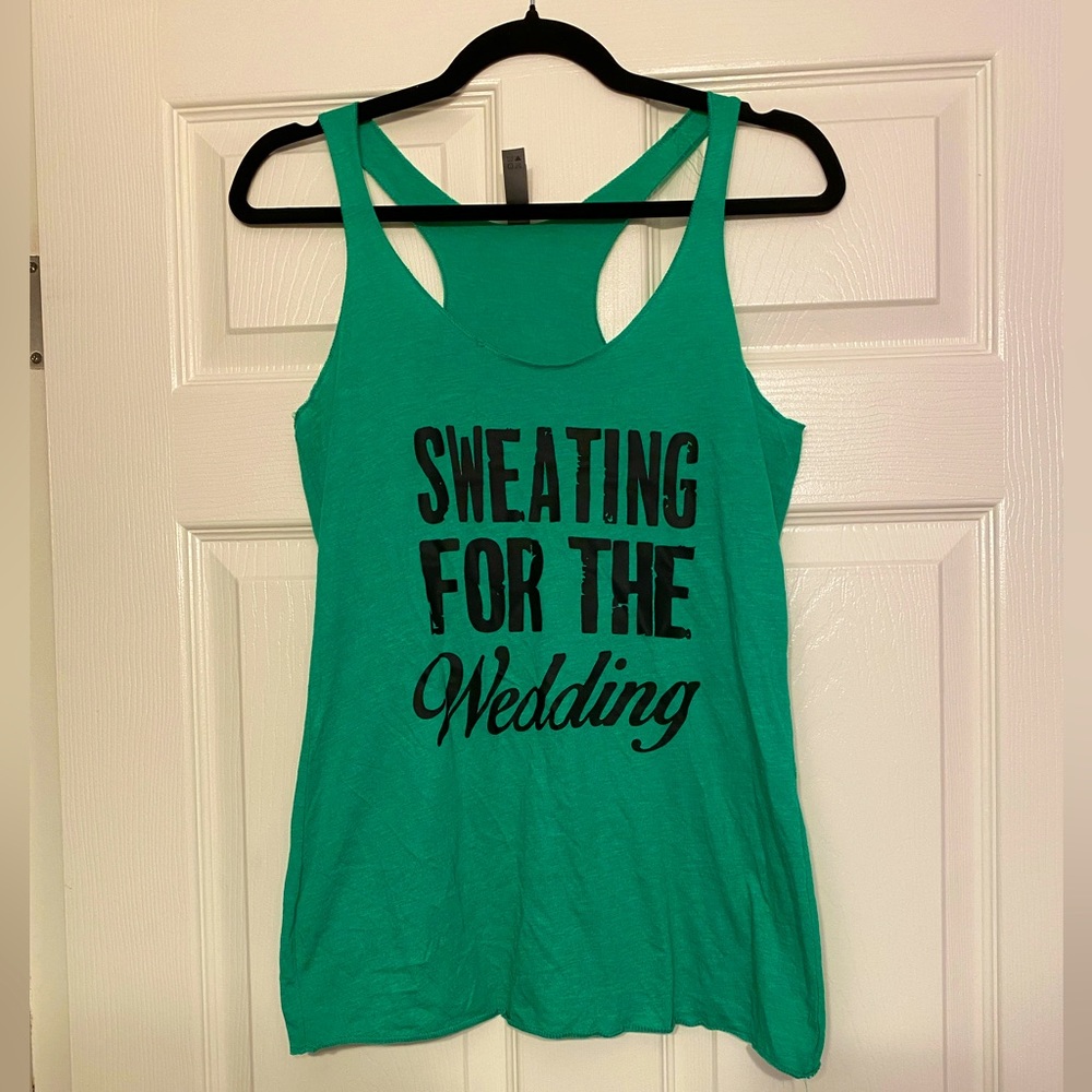 Sweating for the Wedding Tank Top in M